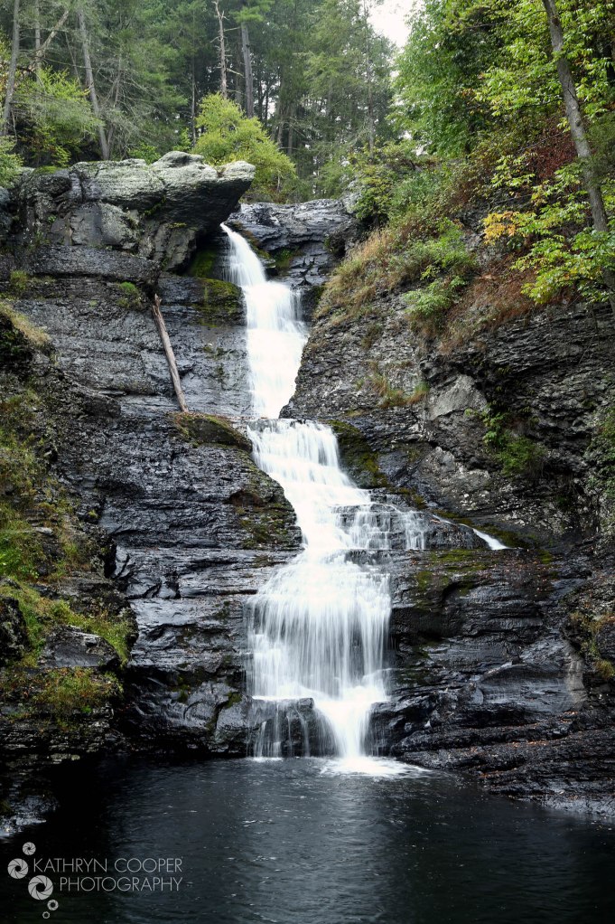 Pennsylvania waterfalls are beautiful even in the rain